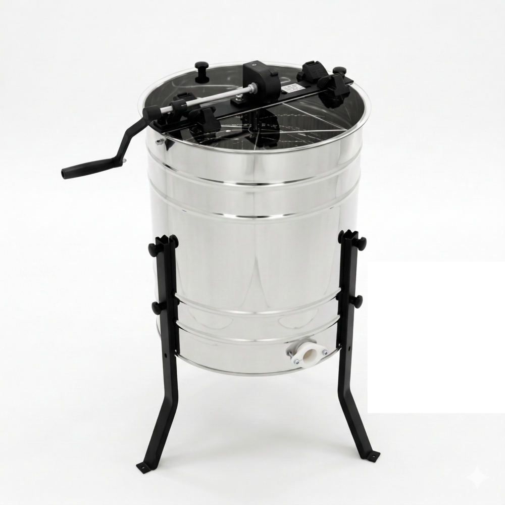 Extracteur de miel Ø500 mm, 4 cadres – Manuel BASIC